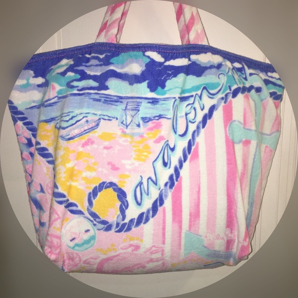 Lilly Pulitzer Destination Avalon Terry Tote - Picture 5 of 10